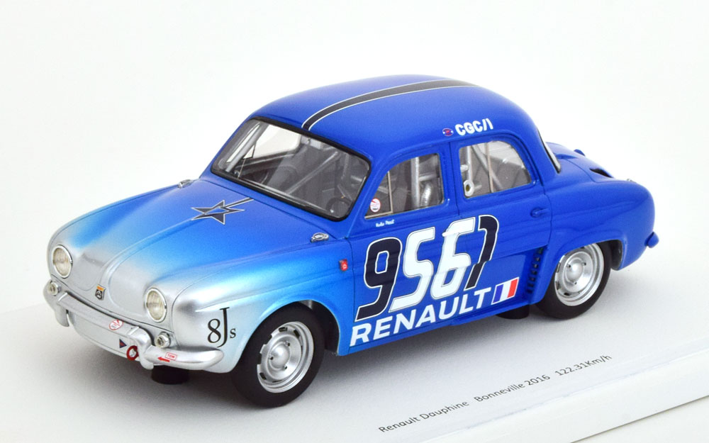 Bizarre 1/18 ミニカー レジン プロポーションモデル 2016年モデル ルノー RENAULT - DAUPHINE No.9561 BONNEVILLE 2016 NICOLAS PROST｜ディー・ティー・ダブリュー