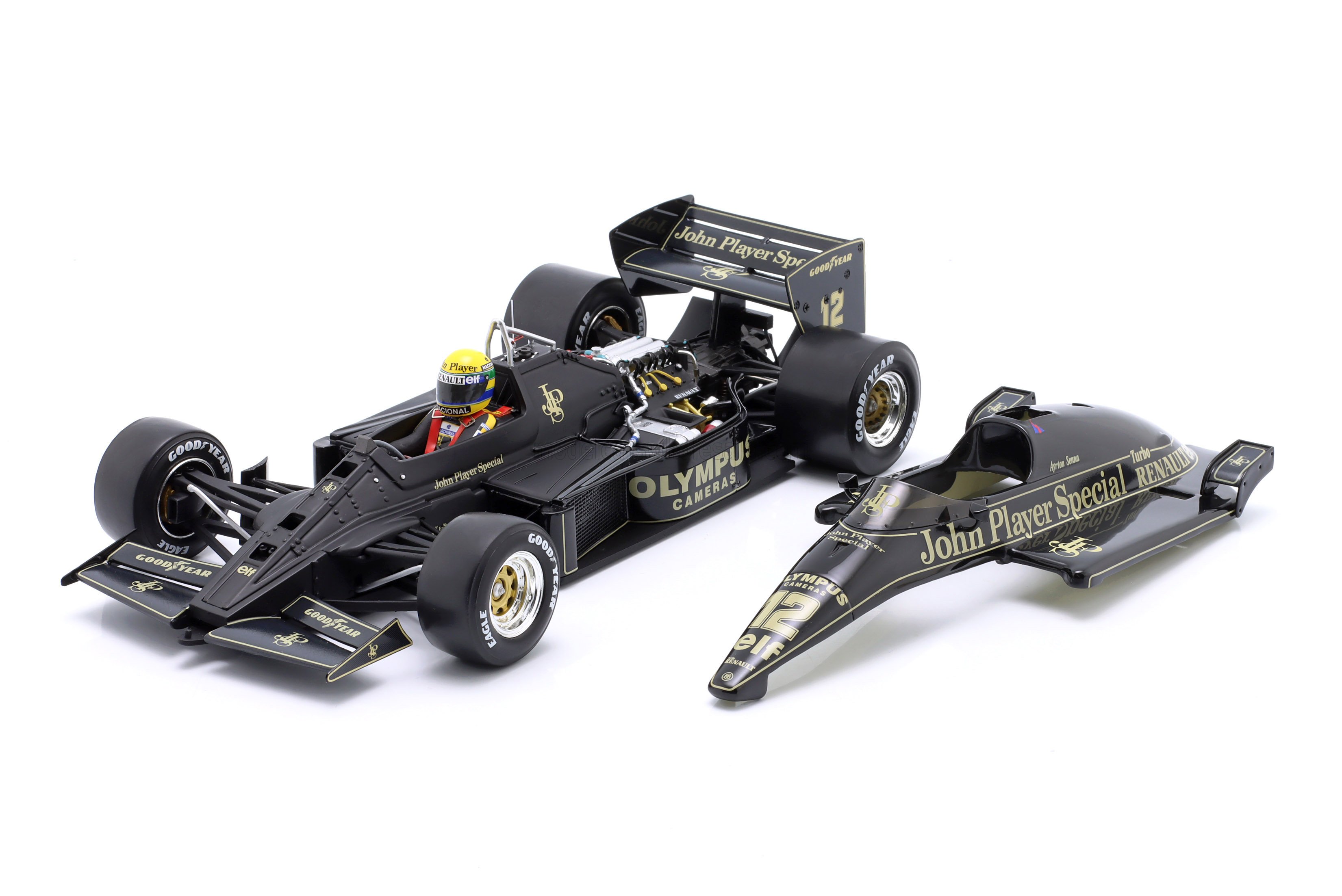 楽天市場】ミニカー 1/18 ロータス ホンダ 99T アイルトン セナ モナコ