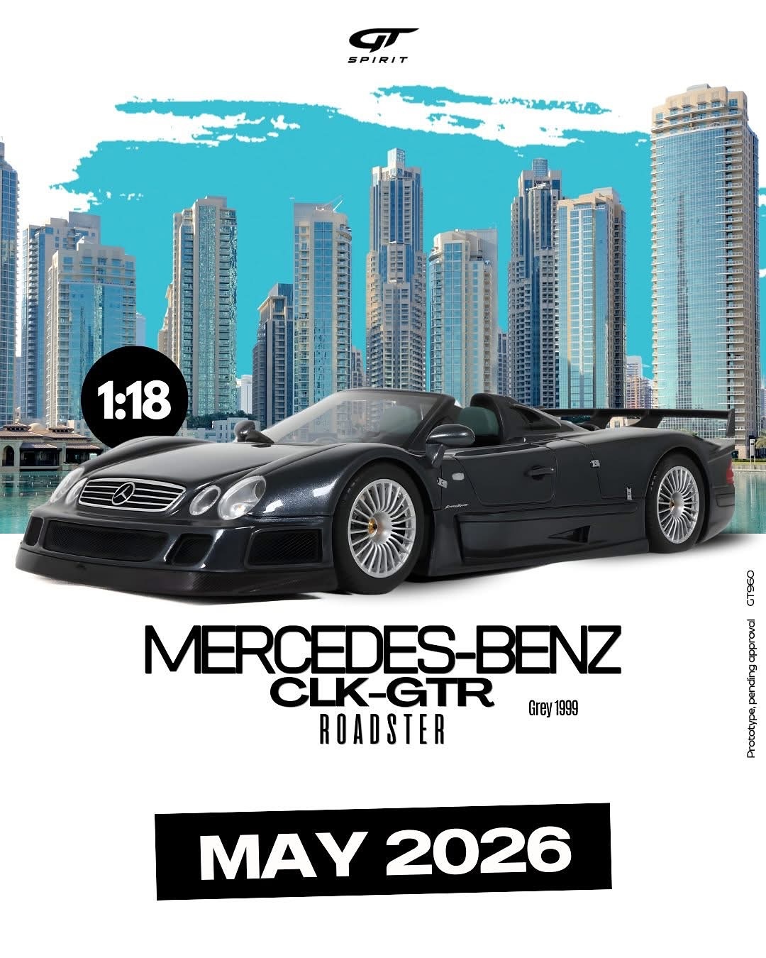 楽天市場】GTスピリット 1/18 メルセデス CLK GTR 1998-1999 レッド