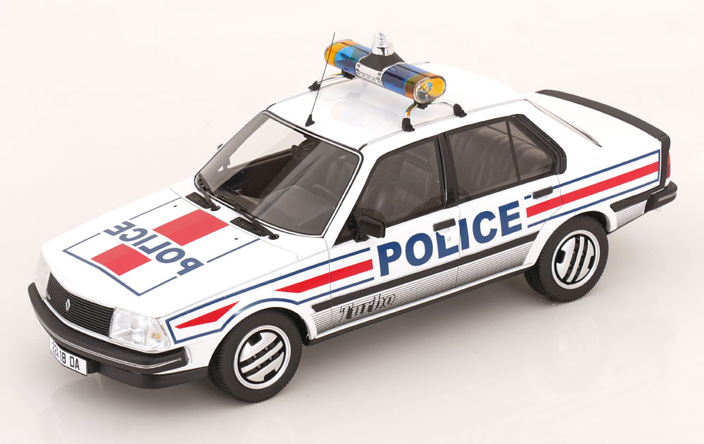 Otto Mobile otm1156 オットモビル 1/18 ミニカー レジン プロポーションモデル 1982年モデル ルノー RENAULT - R18 TURBO POLICE NATIONALE 1982 警察車両｜ディー・ティー・ダブリュー