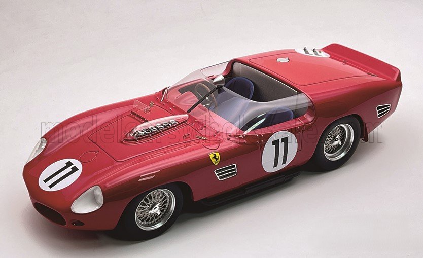Tecnomodel テクノモデル 1/18 ミニカー レジン プロポーションモデル 1961年ルマン２４時間 第２位 フェラーリ FERRARI - 250 TR61 3.0L V12 TEAM SEFAC No.11 2nd 24h LE MANS 1961 MIKE PARKES - WILLY MAIRESSE｜ディー・ティー・ダブリュー