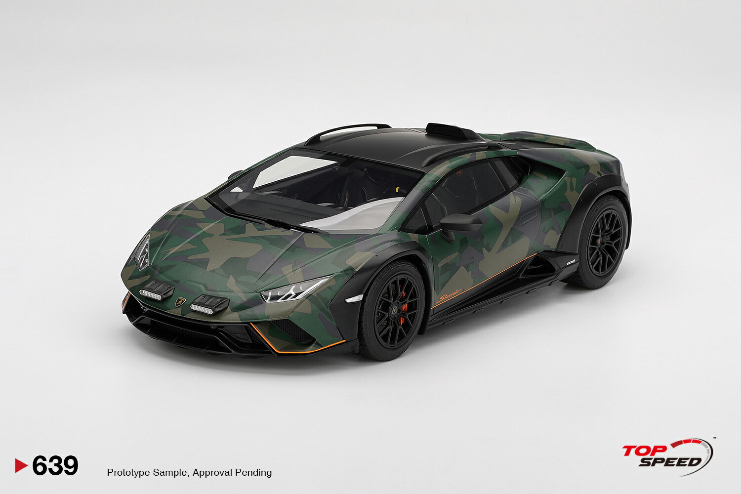 Top Speed 1/18 ミニカー レジン プロポーションモデル 2022年モデル ランボルギーニ LAMBORGHINI - HURACAN STERRATO ALL-TERRAIN \
