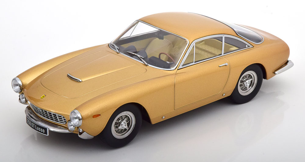 ミニカー　1/18 フェラーリ 250 GT ルッソ 1962(ゴールドメタリック) [KKDC181026] 楽天市場】KK-SCALE 1/18 フェラーリ 250 GT ルッソ 1962
