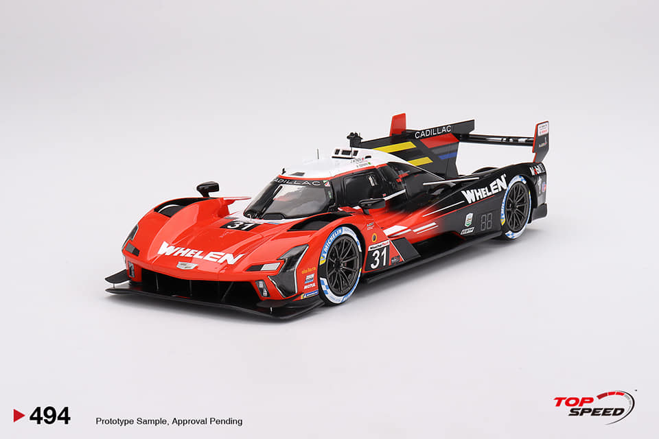 Top Speed 1/18 ミニカー レジン プロポーションモデル 2023年セブリング１２時間 キャデラック CADILLAC - V-LMDH 5.5L V8 TEAM WHELEN ENGINEERING RACING No.31 12h SEBRING 2023 P.DERANI - A.SIMS - J.AITKEN