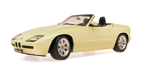 Minichamps ミニチャンプス 1/18 ミニカー ダイキャストモデル 1988年モデル BMW Z1 1988 イエロー|ディー・ティー・ダブリュー