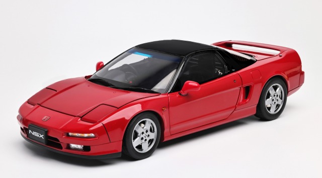 LCD Models 1/18 ミニカー ダイキャストモデル 1992年モデル ホンダ HONDA NSX-NA1 TYPE R COUPE 1992 レッド｜ディー・ティー・ダブリュー