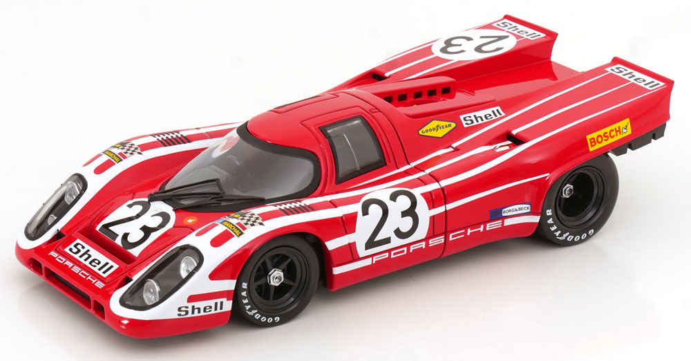 Norev ノレヴ 1/18 ミニカー ダイキャストモデル 1970年ルマン24時間 ポルシェ PORSCHE 917K 4.9L TEAM SALZBURG No.23 WINNER 24h LE MANS 1970 HANS HERRMANN - RICHARD ATTWOOD