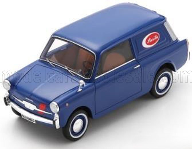 Schuco シュコー 1/18 ミニカー レジン プロポーションモデル 1965年モデル アウトビアンキ AUTOBIANCHI BIANCHINA FURGONCINO VAN 1965 ブルー｜ディー・ティー・ダブリュー