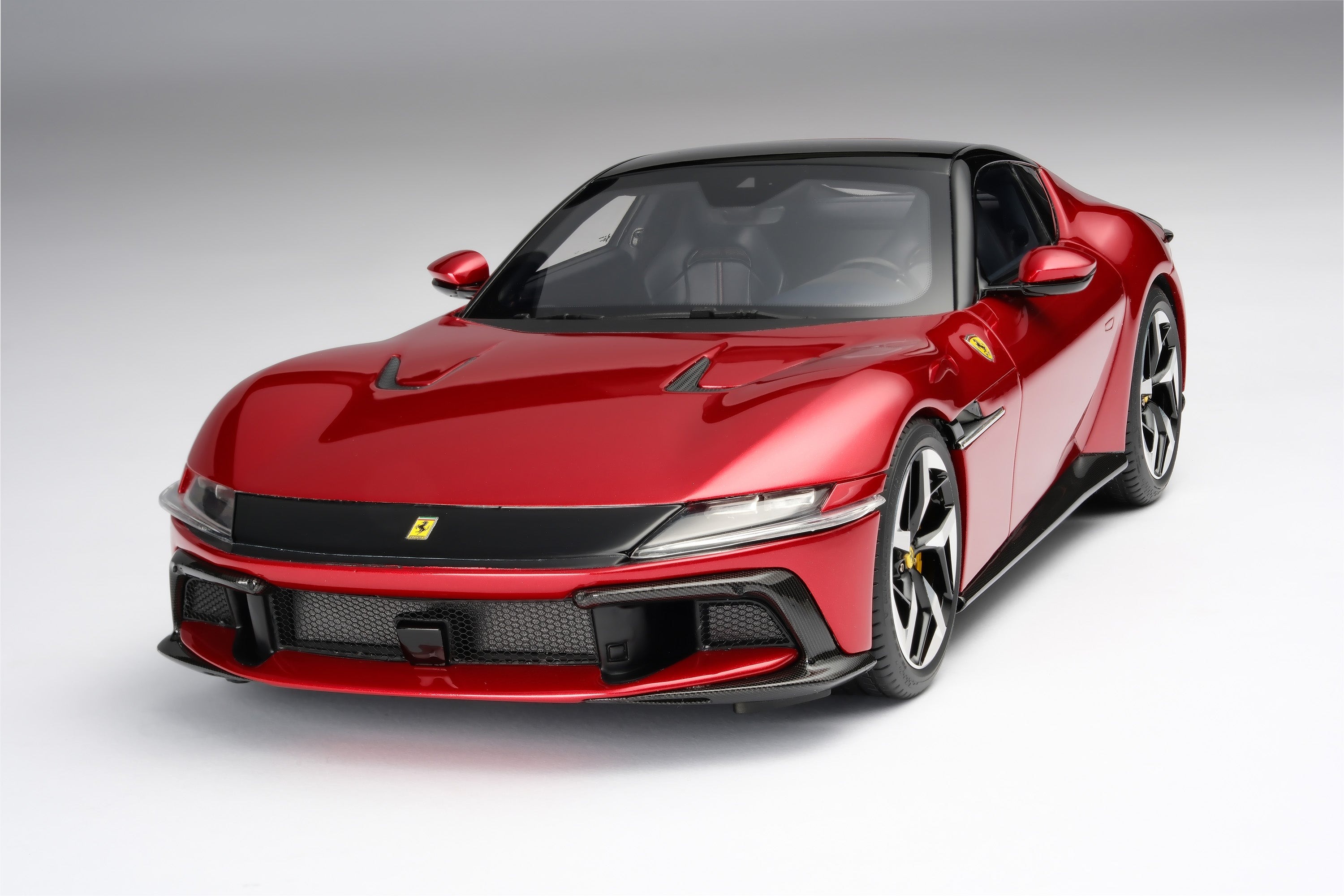 Amalgam Collection アマルガムコレクション 1/18 レジン プロポーションモデル 2024年モデル フェラーリ Ferrari 12Cilindri in Rosso Imola with a Blu Sterling interior ダークレッドメタリック/ブルーインテリア