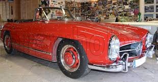 CMC 1/18 スケール ダイキャストモデル 1954年モデル メルセデスベンツ MERCEDES BENZ - 300SL ROADSTER SPIDER OPEN (W198) 1954 レッド