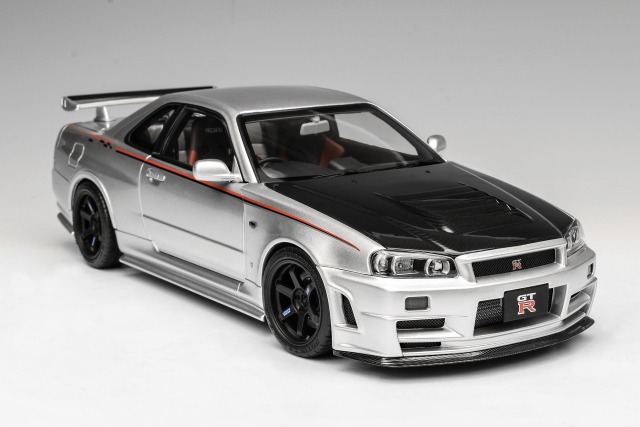 モーターヘリックス 1/64 日産 スカイライン GT-R R34 ニスモ Motorhelix モーターヘリックス 1/64 日産 スカイライン GT-R
