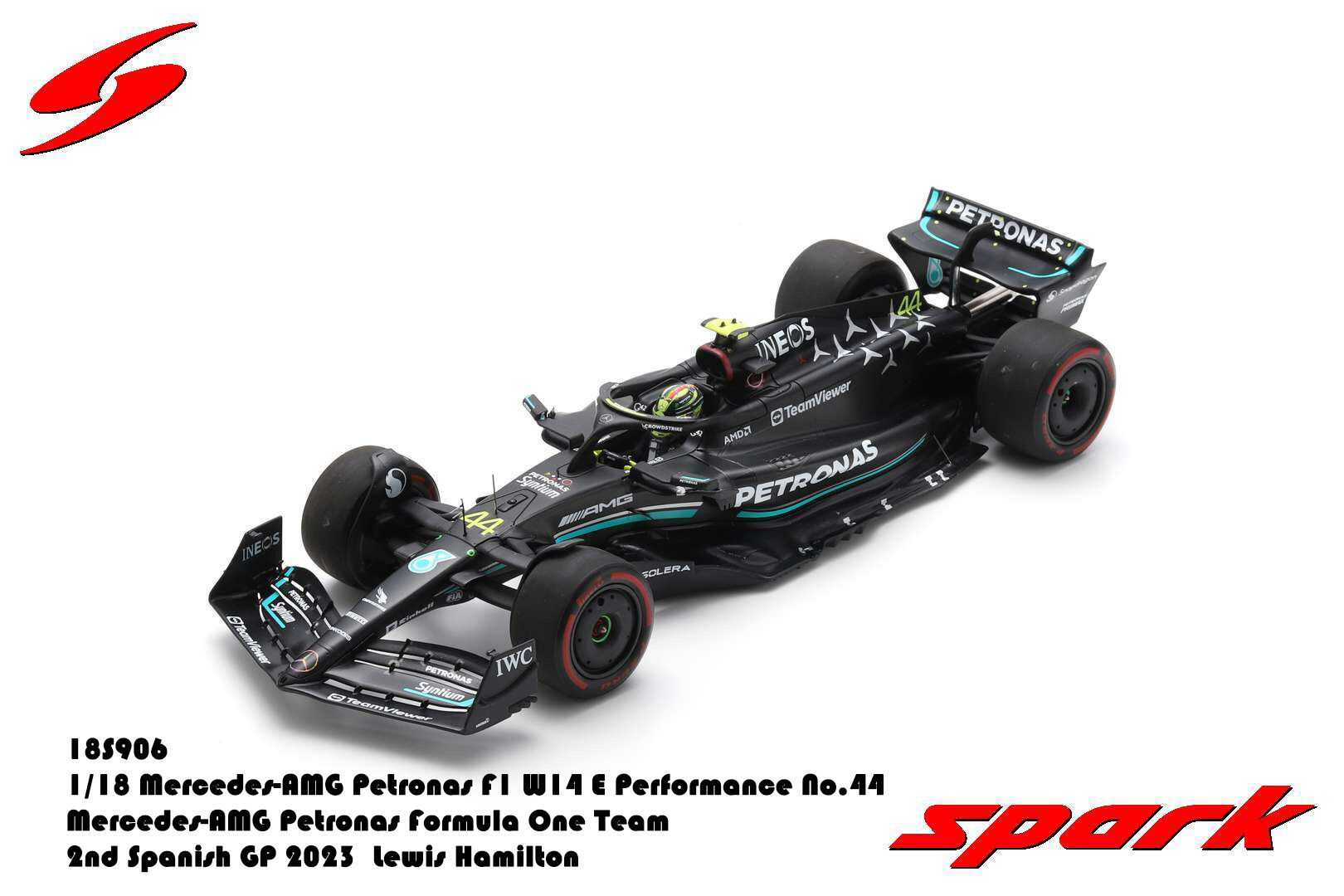 ミニカー Mercedes GP Petronas 1/18 Spark 2023 Formula 1 Mercedes-AMG Petronas F1 W14 E