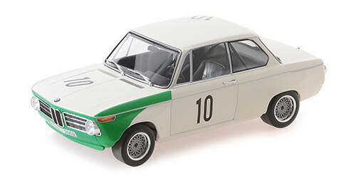 Minichamps ミニチャンプス 1/18 ミニカー ダイキャストモデル BMW 2002 TIK " BMW AG" H. HAHNE/D. QUESTER ツーリングカー ニュルブルクリンク 1968 GPウィナーBMW 2002 TIK BMW AG H. HAHNE / D. QUESTER WINNERS GP DER TOURENWAGEN NÜRBURGRING 1968|ディー・ティー・ダブリュー