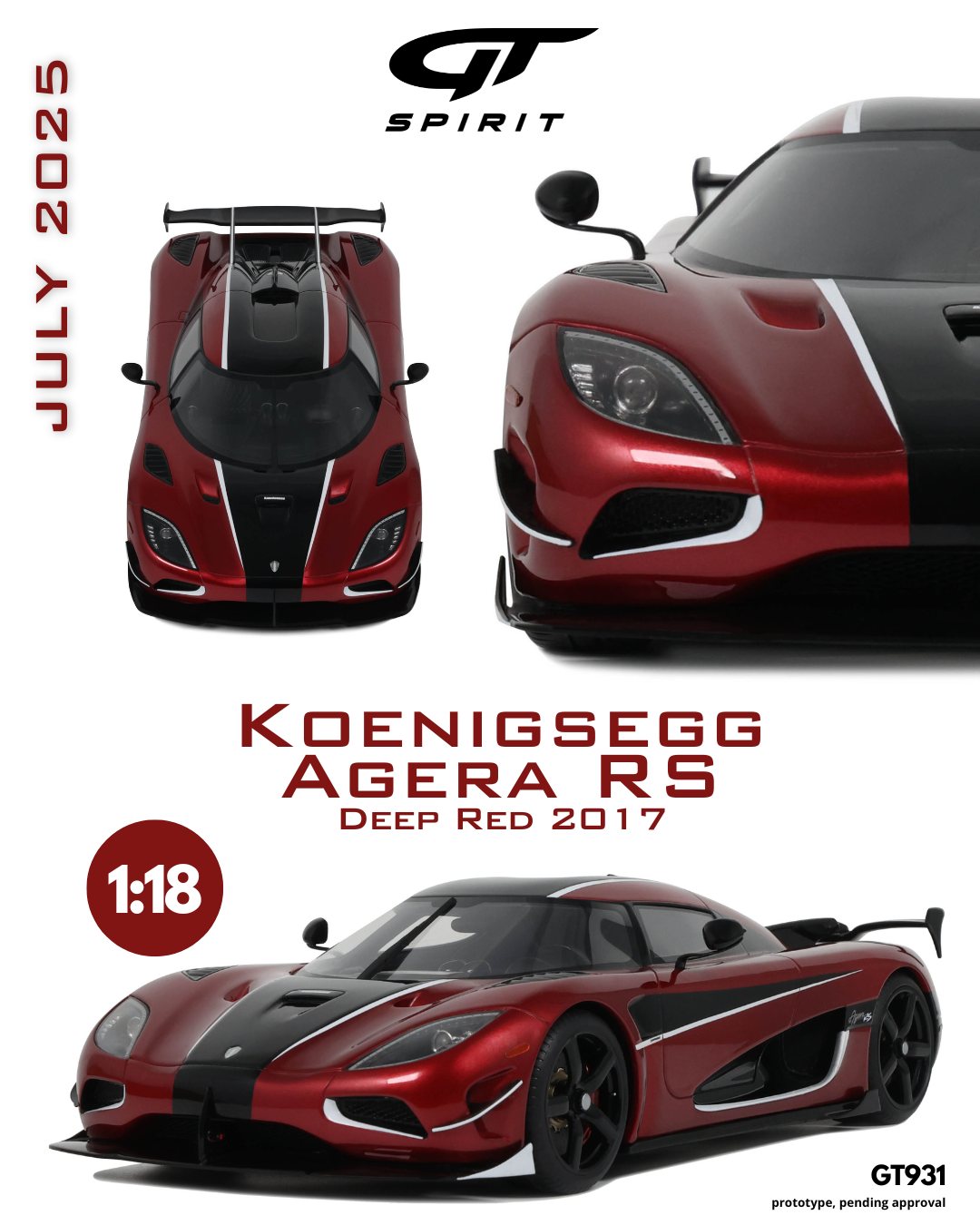 GTスピリット 1/18 ケーニグセグ アゲーラrsr 1/18 Amazon | GT SPIRIT 1/18 ケーニグセグ アゲーラ RSR 2016