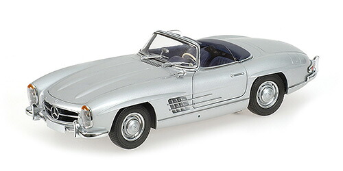Minichamps ミニチャンプス 1/18 ミニカー ダイキャストモデル 1957年モデル メルセデスベンツ MERCEDES BENZ - 300SL ROADSTER SPIDER (W198) 1957 シルバー