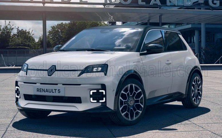 Norev ノレヴ 1/18 ミニカー ダイキャストモデル 2024年モデル ルノー RENAULT - R5 E-TECH FULL ELECTRIC 2024 パールホワイト