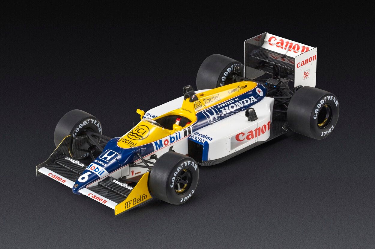 GP Replicas 1/12 ミニカー レジン プロポーションモデル 1987年モンツァ・イタリアGP 優勝モデル ウィリアムズ WILLIAMS - F1 FW11B HONDA No.6 WORLD CHAMPION WINNER GP MONZA ITALY 1987 NELSON PIQUET ネルソン・ピケ