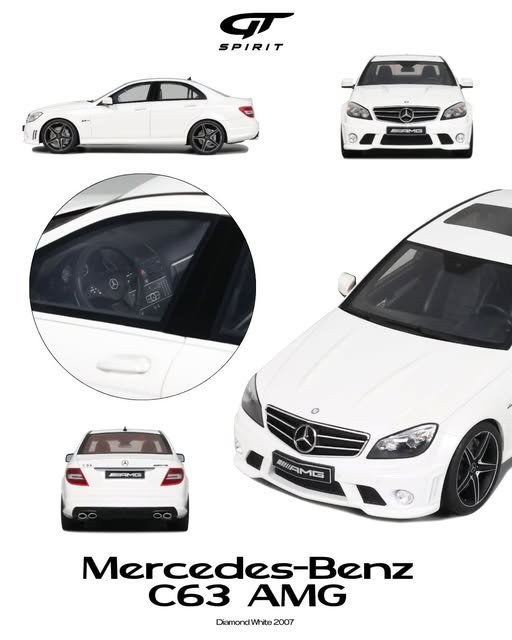 楽天市場】GTスピリット 1/18 メルセデスベンツ C63 AMG 2008