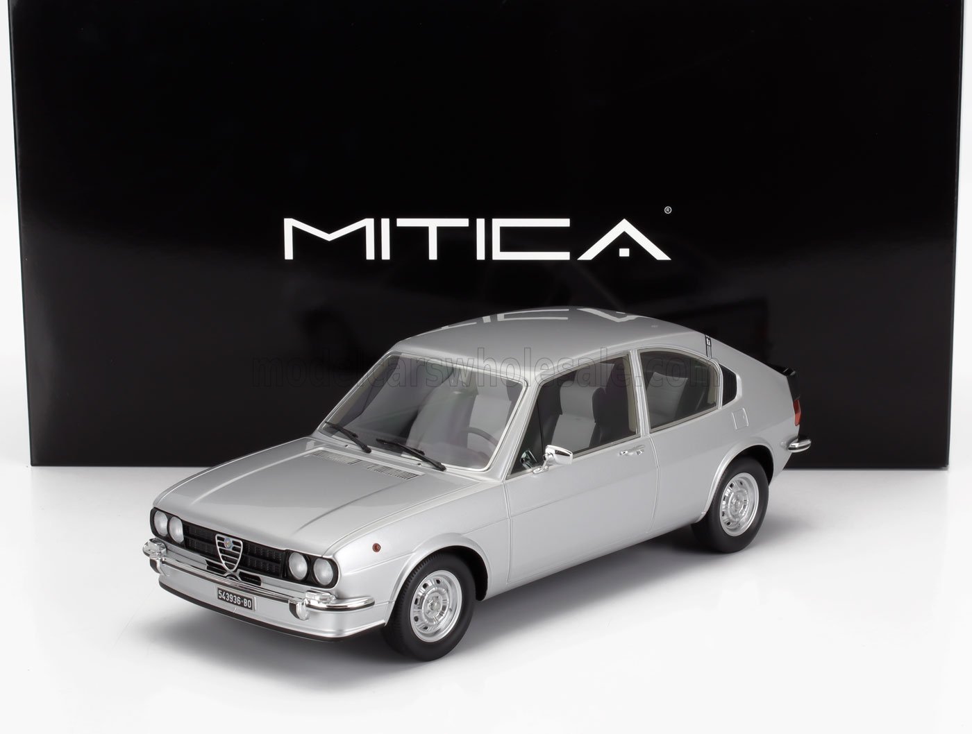 Mitica 1/18 ミニカー レジン プロポーションモデル 1973年モデル アルファロメオ ALFA ROMEO ALFASUD Ti 1-SERIES 1973 シルバー