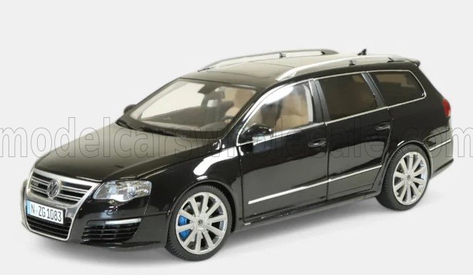 NZG 1/18 ミニカー ダイキャストモデル 2010年モデル フォルクスワーゲン VOLKSWAGEN PASSAT VARIANT R36 V6 SW STATION WAGON 2010 - NERO PROFONDO ブラックメタリック｜ディー・ティー・ダブリュー
