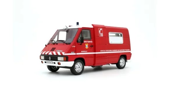 Otto Mobile otm1107 オットモビル 1/18 ミニカー レジン プロポーションモデル 1980年モデル ルノー Renault Master T30 VSAB Pompiers 1980｜ディー・ティー・ダブリュー