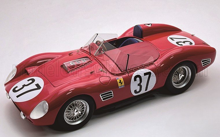 Tecnomodel テクノモデル 1/18 ミニカー レジン プロポーションモデル 1961年セブリング12時間 フェラーリ FERRARI - DINO 196S 1984cc V6 SPIDER No.37 12h SEBRING 1961 WILLIAM HELBURN - SKIP HUDSON - JOHN FULP｜ディー・ティー・ダブリュー