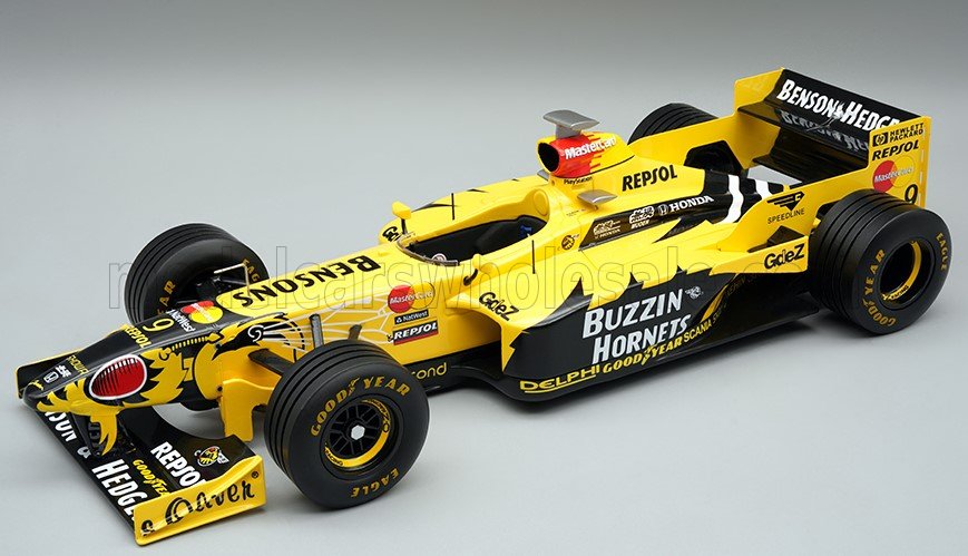 Tecnomodel 1/18 ミニカー レジン プロポーションモデル 1998年ベルギーGP 優勝モデル ジョーダン JORDAN - F1 198 HONDA MF-301 HC No.9 WINNER BELGIUM GP 1998 DAMON HILL｜ディー・ティー・ダブリュー