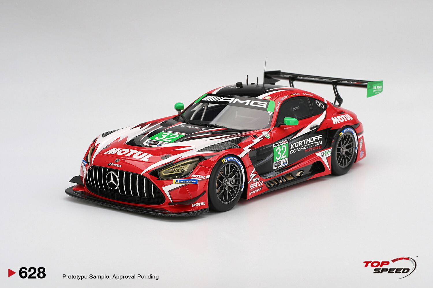Sauber-Mercedes 1/18 スケールモデル RLG1 8191 Exoto 1:18 1989 Sauber-Mercedes C9 Works Prototype RLG18190