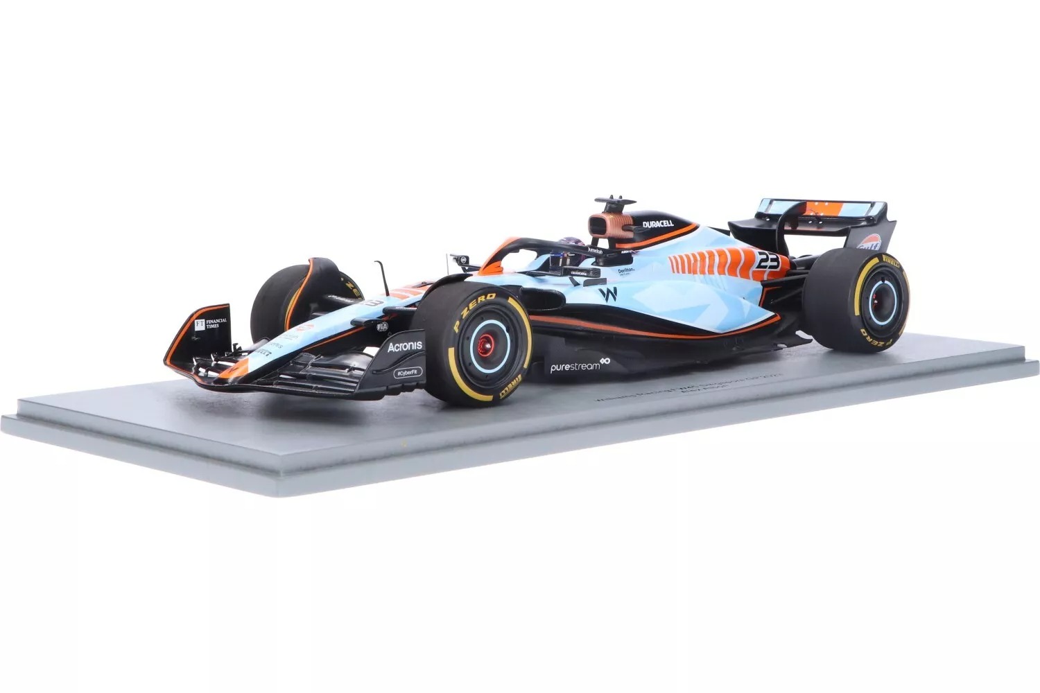 Spark 1/18 ミニカー レジン プロポーションモデル 2023年9月シンガポールGP ウィリアムズ レーシング WILLIAMS - F1 FW45 TEAM WILLIAMS RACING No.23 Singapore GP 2023 Alex Albon