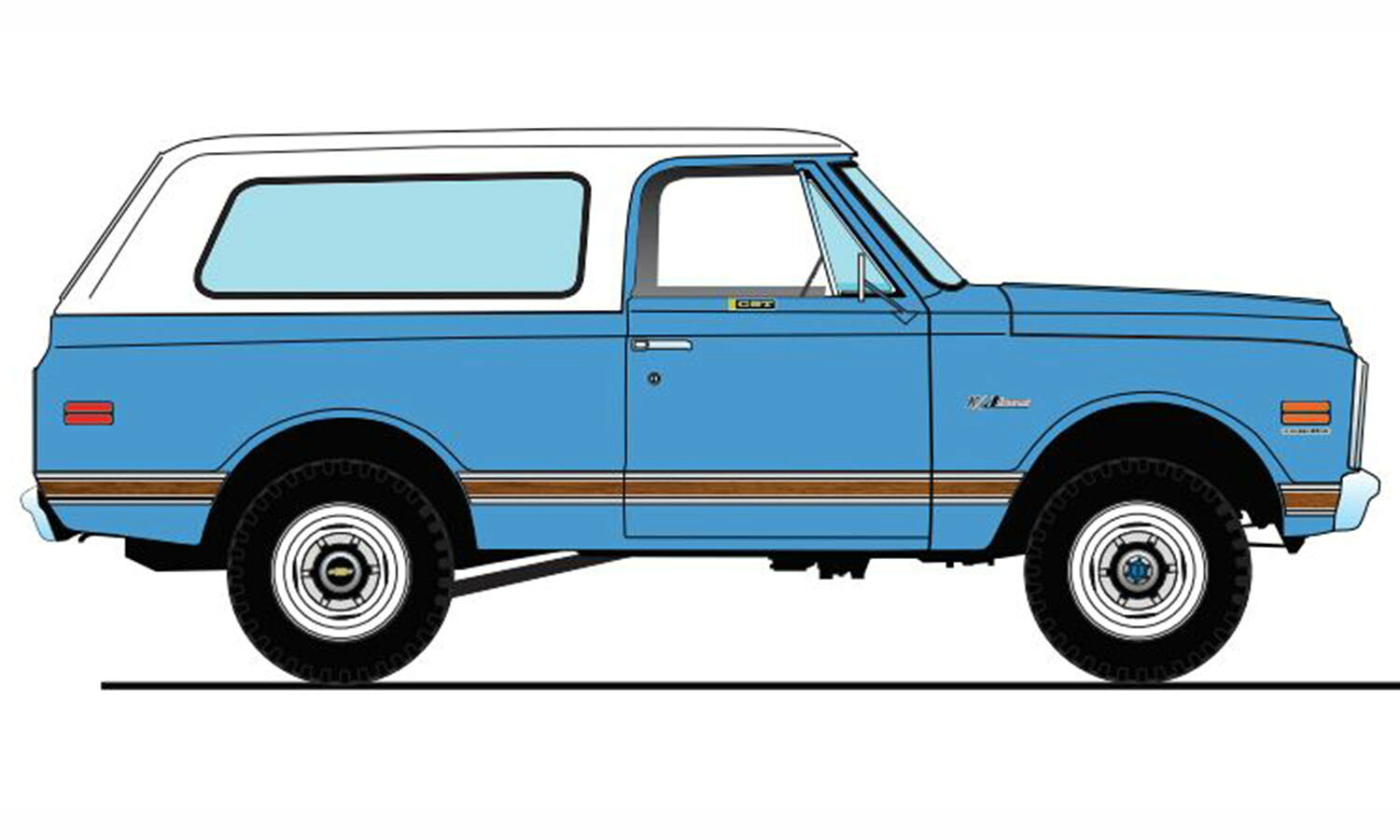 Acme 1 18 ミニカー ダイキャスト真似形 1970年次モデル シボレー 1970 Chevrolet Blazer K 5 1970 Dealer Ad Truck Medium Blue Poly 青色 Newbyresnursery Com