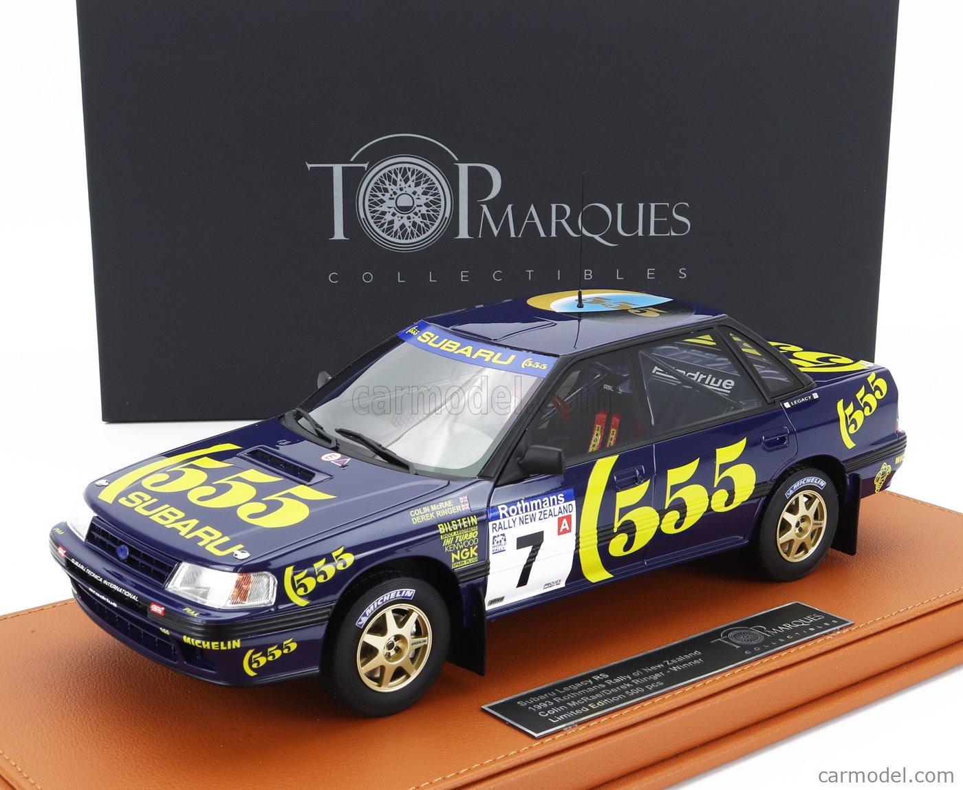 Subaru Impreza 555 ミニカー 1994年 1:18 Subaru Impreza 555 Richard Burns Rally New Zealand 1994