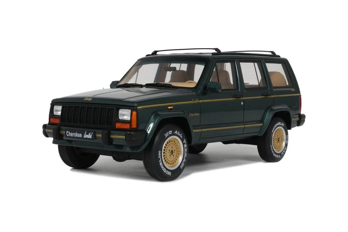 Otto Mobile otm1204 オットモビル 1/18 ミニカー レジン プロポーションモデル 1995年モデル ジープ JEEP Cherokee XJ Limited hunter green 1995 グリーン|ディー・ティー・ダブリュー