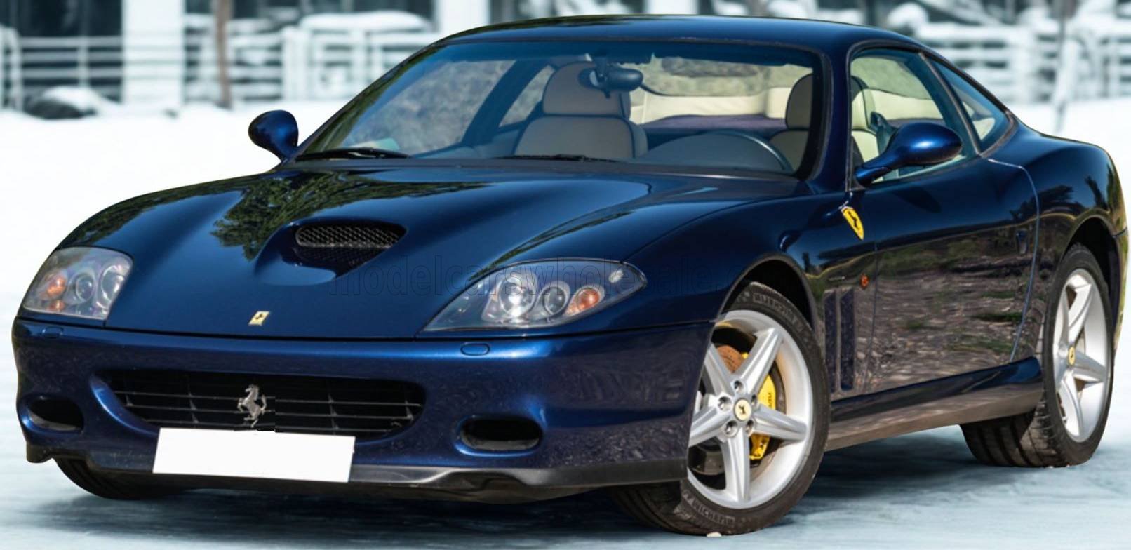 BBR 1/18 ミニカー レジン プロポーションモデル 2002年モデル フェラーリ FERRARI - 575M MARANELLO 2002 2002 BLU TOUR DE FRANCE ブルーメタリック｜ディー・ティー・ダブリュー