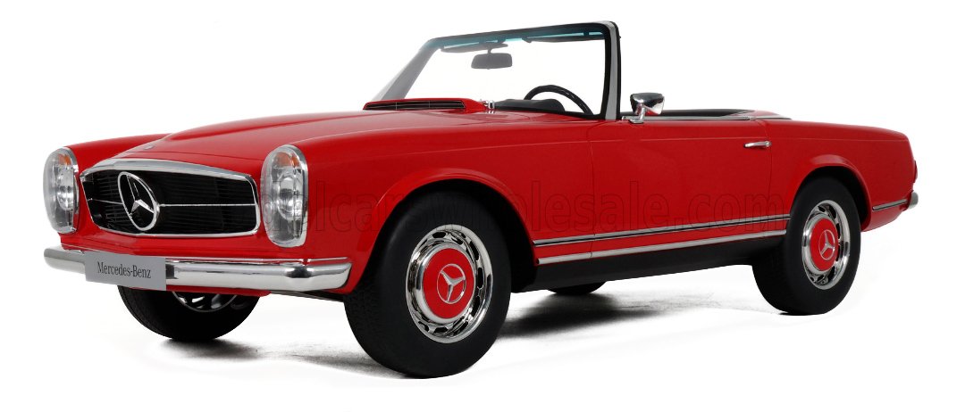GT Spirit gts802801 1/8 ミニカー レジン プロポーションモデル 1967年モデル メルセデスベンツ MERCEDES BENZ - SL-CLASS 280SL PAGODA (W113) CABRIOLET OPEN 1967 - CON VETRINA - WITH SHOWCASE - SIGNAL RED|ディー・ティー・ダブリュー