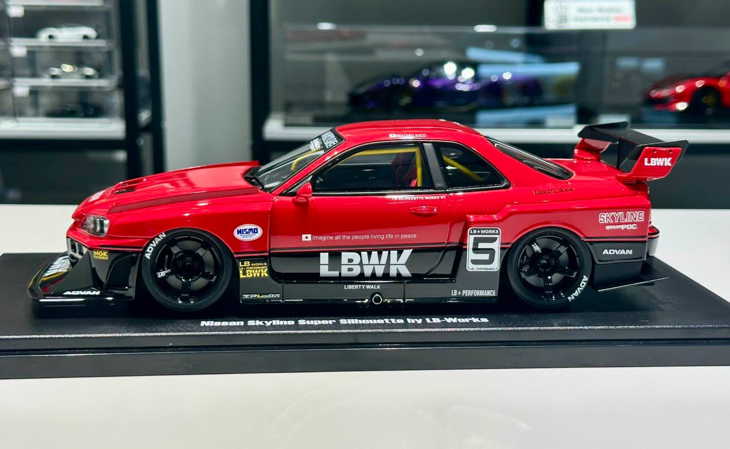 GT Spirit gts570 1/18 ミニカー レジン プロポーションモデル 2020年モデル 日産 NISSAN - SKYLINE GT-R (R34) No.5 LBWK SUPER SILHOUETTE 2020|ディー・ティー・ダブリュー