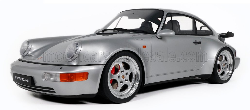 GT Spirit gts80013 1/8 ミニカー レジン プロポーションモデル 1993年モデル ポルシェ PORSCHE - 911 964 3.6 TURBO COUPE 1993 シルバーメタリック|ディー・ティー・ダブリュー