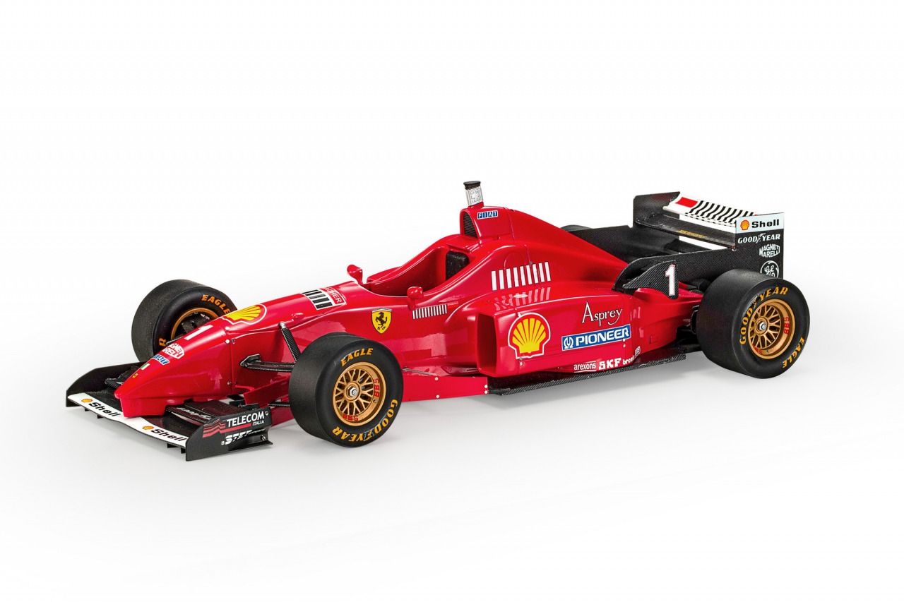 ミハエルシューマッハ フェラーリ F300 1/43 ミニカー ミニチャンプス フェラーリF300 ミハエルシューマッハ タバコ