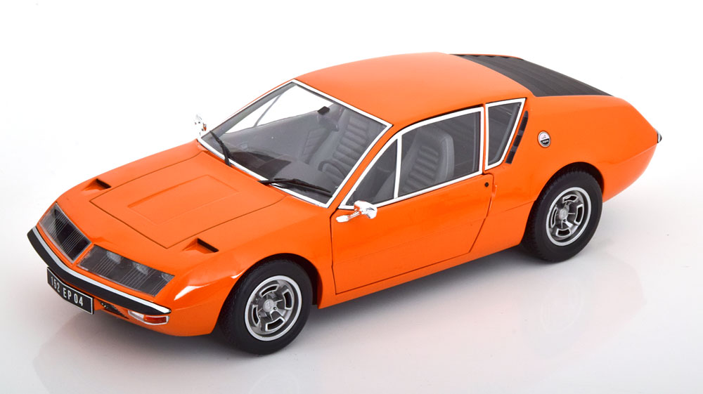 Norev ノレヴ 1/18 ミニカー ダイキャストモデル 1974年モデル ルノー RENAULT - ALPINE A310 1600 VF COUPE 1974 オレンジ