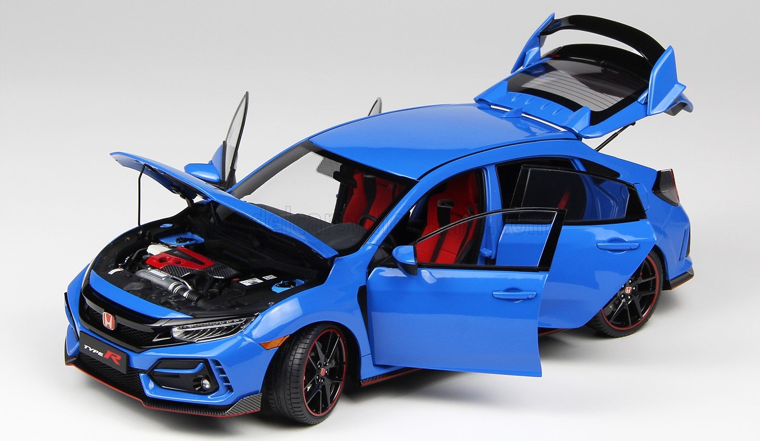 LCD 1/18 ホンダ シビック TYPE R FK8（2020）ミニカー 1/18 LCD 2020 Honda Civic Type-R Type R TypeR FK8 (Grey