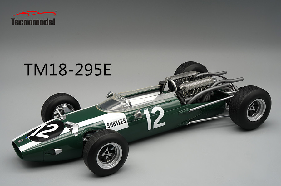 Tecnomodel テクノモデル 1/18 ミニカー レジン プロポーションモデル 1966年英国GP クーパー COOPER - F1 T81 MASERATI No.12 BRITISH GP 1966 JOHN SURTEES｜ディー・ティー・ダブリュー