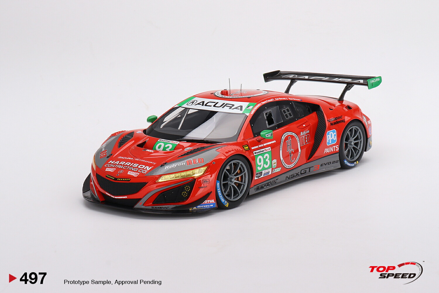 ミニカー　1/18 シボレー コルベット GT3.R デイトナ 2023 プレゼンテーション 「TOP SPEEDシリーズ」 [TS0541] 楽天市場】Top Speed 1/18 ミニカー レジン プロポーション