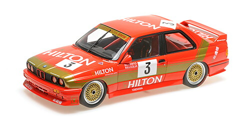 Minichamps ミニチャンプス 1/18 ミニカー ダイキャストモデル 1987年マカオグランプリ 優勝モデル BMW - 3-SERIES M3 TEAM SCHNITZER No.3 WINNER GUIA RACE MACAU 1987 ROBERTO RAVAGLIA
