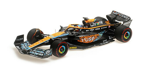 Minichamps ミニチャンプス 1/18 ミニカー レジン プロポーションモデル 2022年アブダビ テスト マクラーレン McLAREN - F1 MCL36 MERCEDES TEAM MCLAREN No.28 TEST ABU DHABI 2022 OSCAR PIASTRI オスカー・ピアストリ