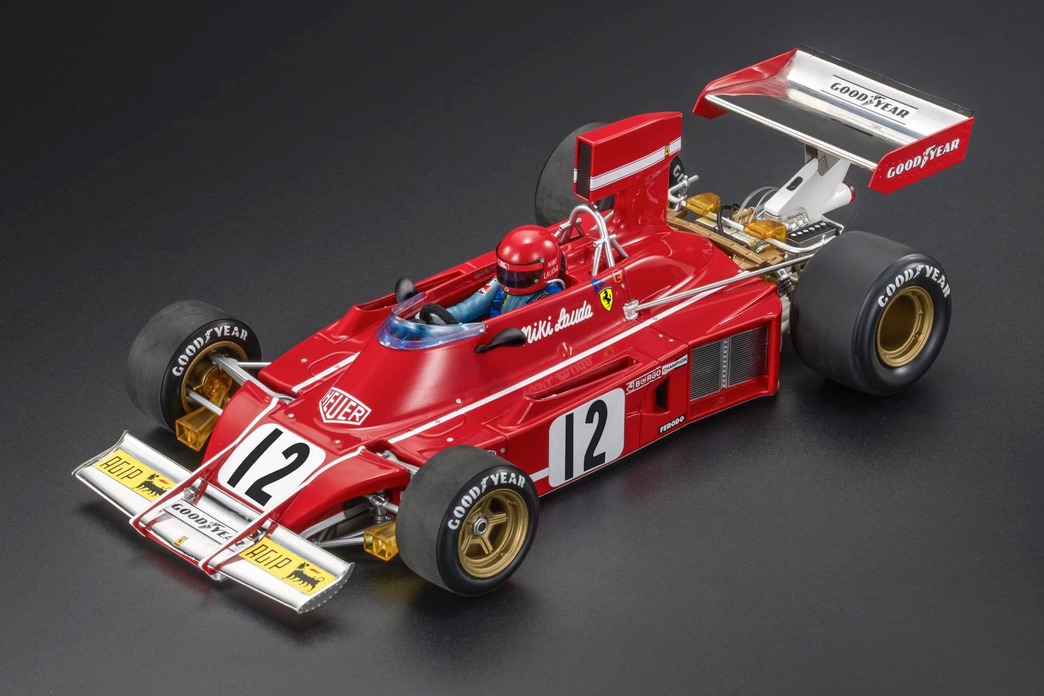 楽天市場】GP Replicas 1/18 フェラーリ 312 T2 F1 1977 #12