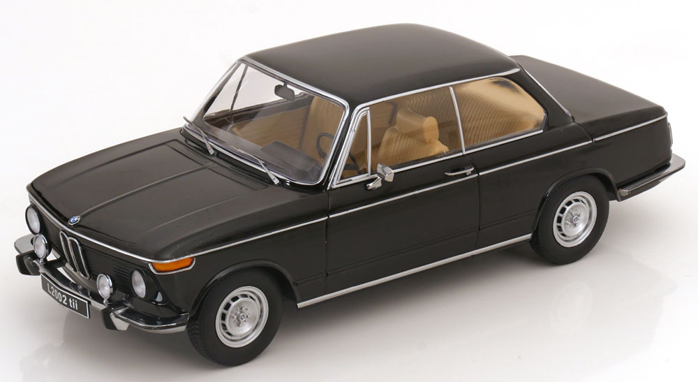 KK Scale 1/18 ミニカー ダイキャストモデル 1974年モデル BMW 2002 tii 2 Series 1974 ブラック