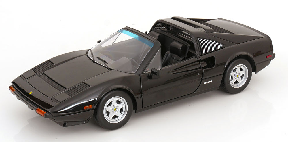 KK Scale 1/12 ミニカー ダイキャストモデル 1982年モデル フェラーリ FERRARI - 308 GTS QUATTROVALVOLE USA VERSION 1982 ブラック｜ディー・ティー・ダブリュー