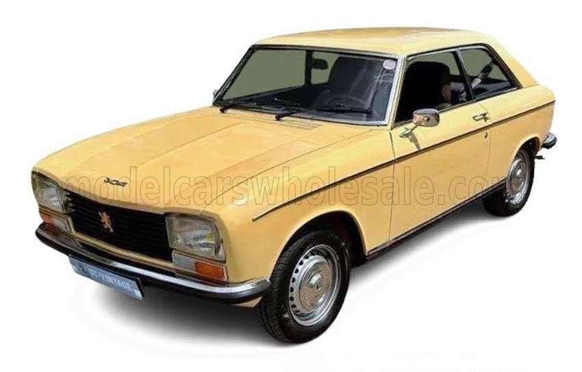 Norev ノレヴ 1/18 ミニカー ダイキャストモデル 1974年モデル プジョー PEUGEOT - 304 COUPE S 1974 イエロー 12,905円