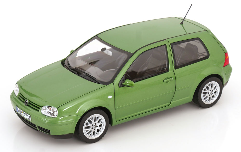 Norev ノレヴ 1/18 ミニカー ダイキャストモデル 1998年モデル フォルクスワーゲン VOLKSWAGEN GOLF IV GTi 1998 Cosmic Green Metallic グリーンメタリック