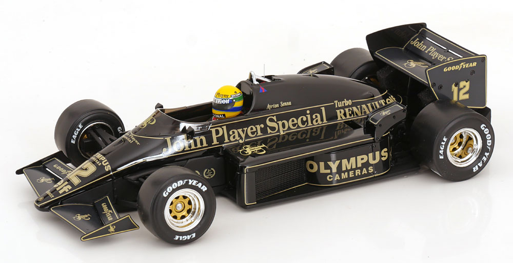 楽天市場】ミニカー 1/18 完成品 ロータス ルノー 97T アイルトン セナ