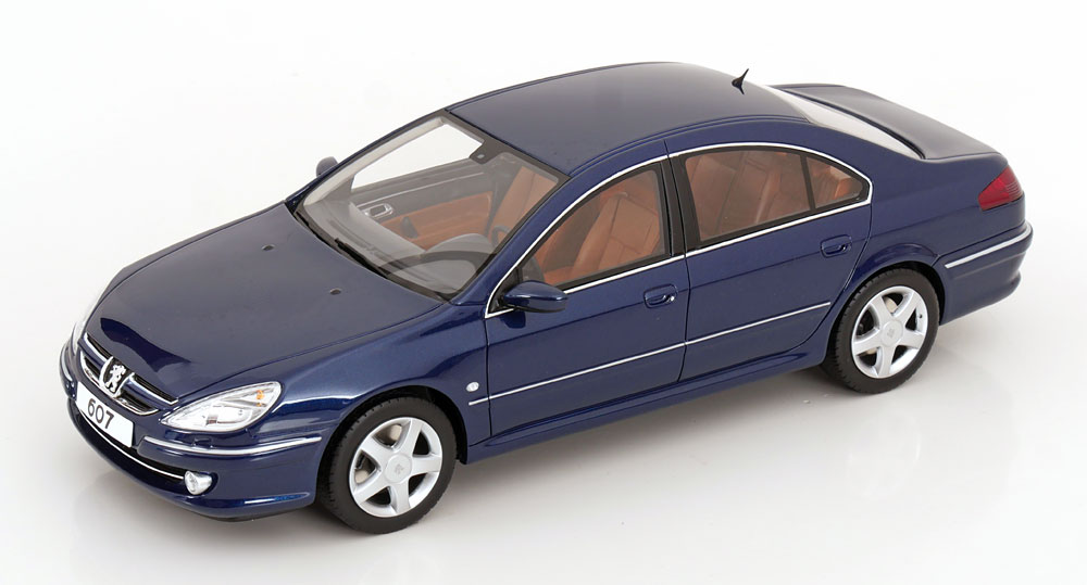 Otto Mobile otm485 オットモビル 1/18 ミニカー レジン プロポーションモデル 2008年モデル プジョー PEUGEOT - 607 3.0 V6 PHASE II 2008 ブルー